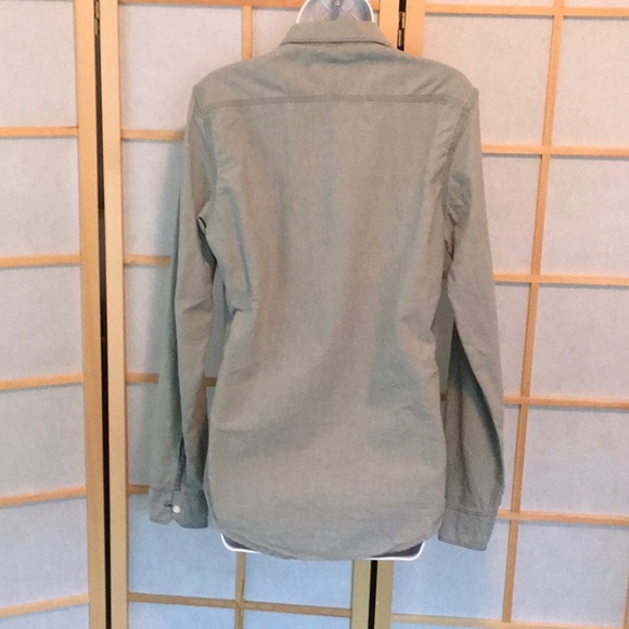 Levi’s Button Front Cotton Denim Shirt Blue Gray Sz S - Picture 4 of 8